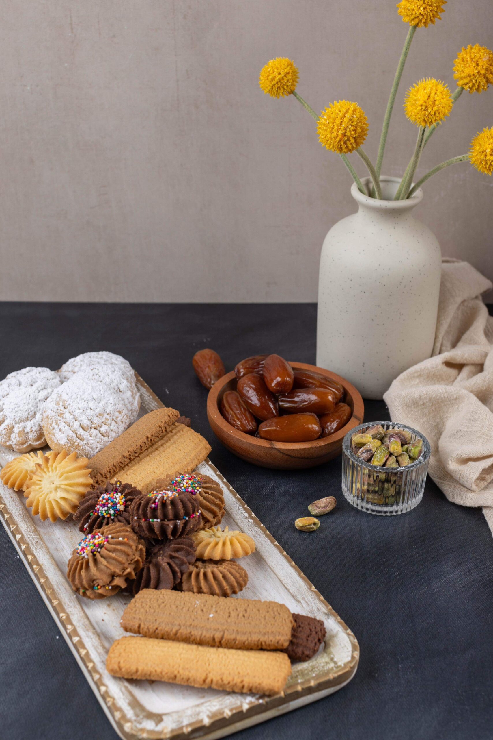 Butter cookies + Egyptian Biscuits + sweet cookies